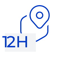 الاستجابة الأولية في 12 ساعة